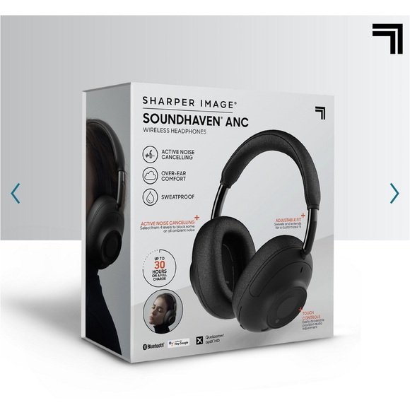NIB Sharper Image Soundhaven Active Noise
Cancelling Over Ear Headphones - Picture 8 of 15